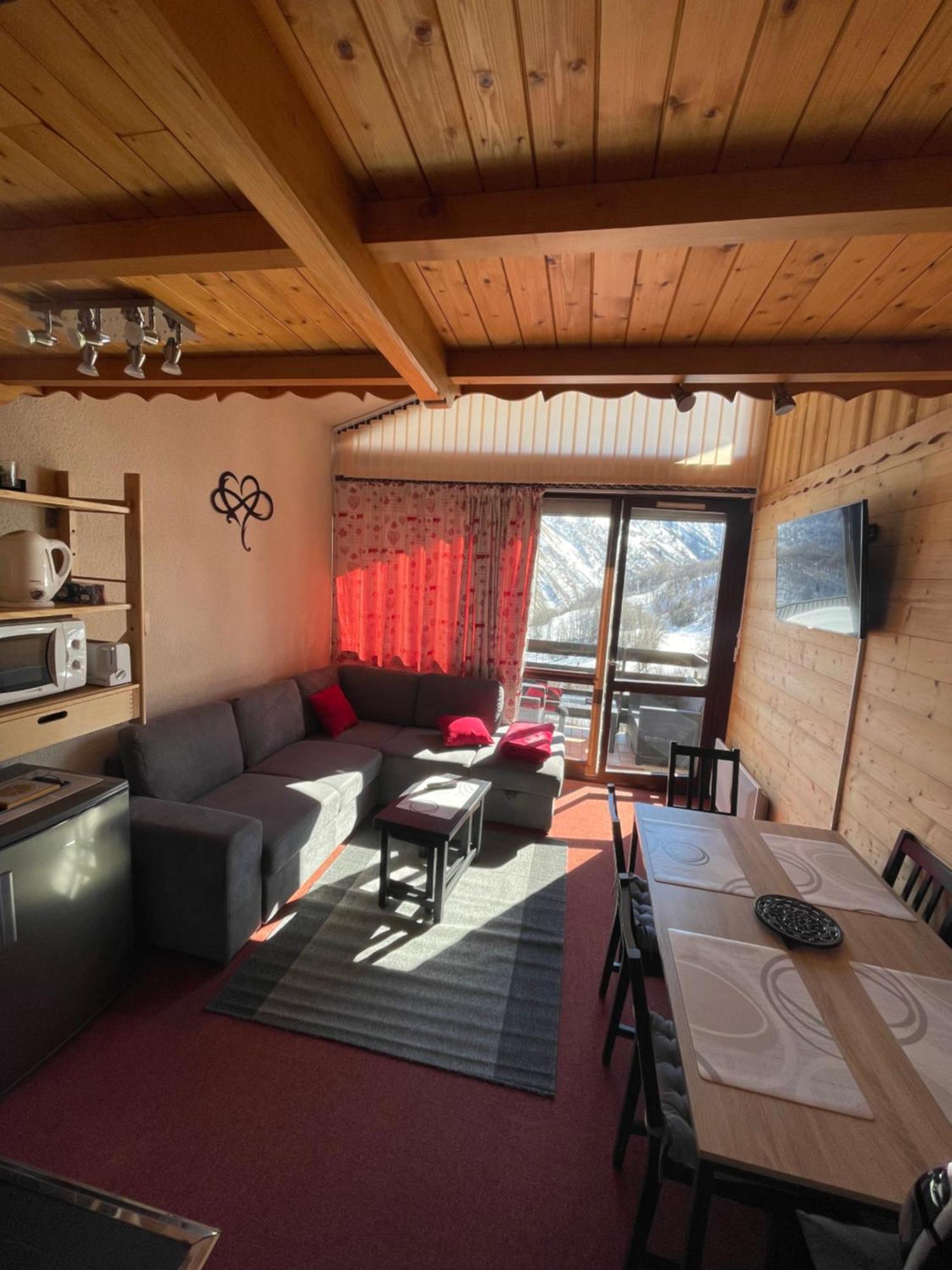 Appartement Plein Sud Cosy 6 Personnes Tres Bien Equipe ,Vue Splendide, Terrasse, Spacieux,Bien Situe, Randonnees,Ski Saint-Sorlin-d'Arves Exterior foto